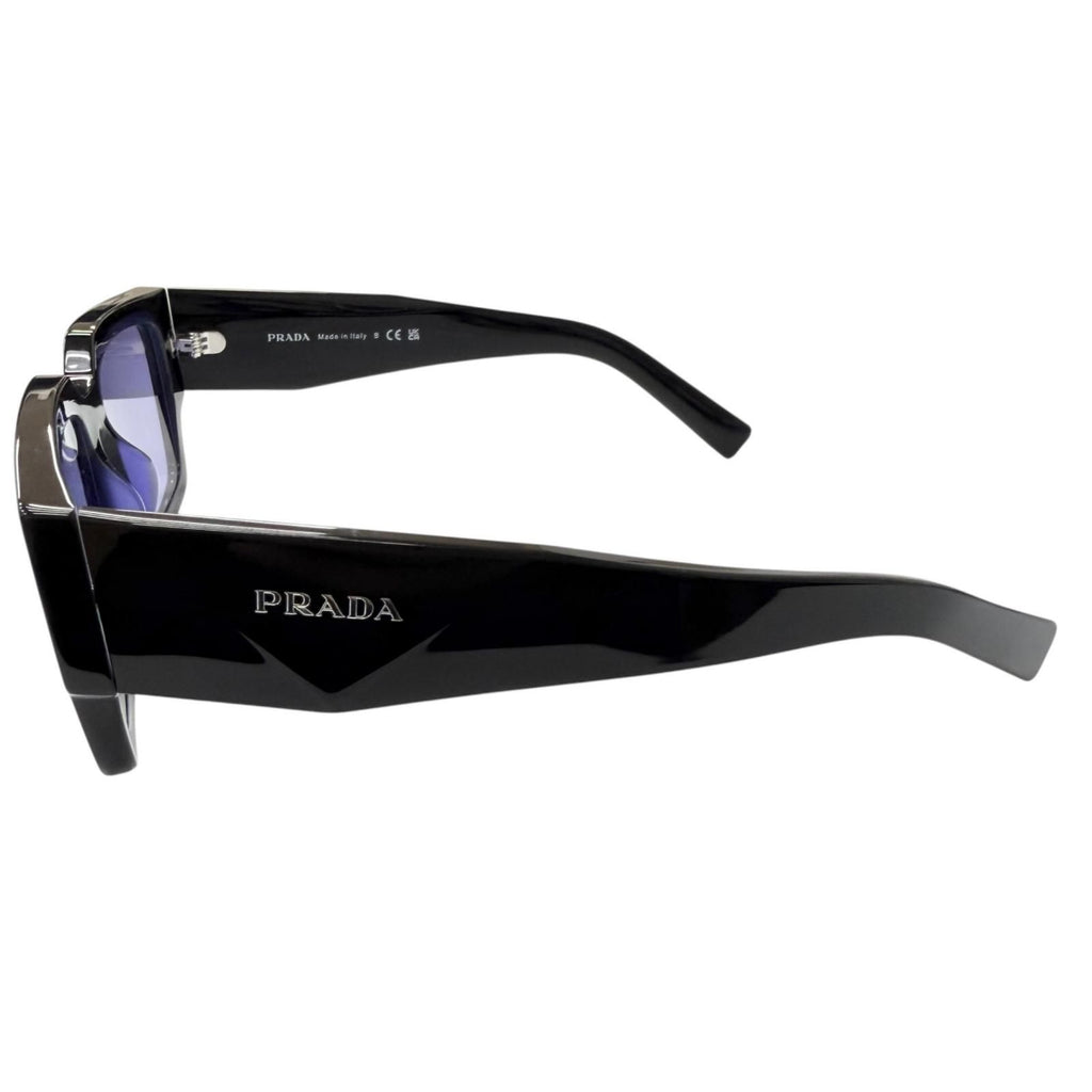 Prada Symbol Sunglasses Eyewear Square Black Purple Lens 55 — view 4
