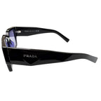 Prada Symbol Sunglasses Eyewear Square Black Purple Lens 55 — view 4