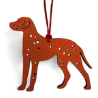 Hermes Petit Ash Leather Roseate Etoupe Dog Dalmatian Bag Charm