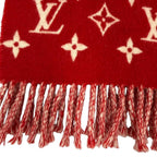Louis Vuitton Supreme Cashmere Blend Fringe Scarf — view 5
