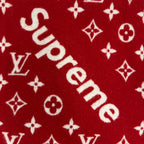 Louis Vuitton Supreme Cashmere Blend Fringe Scarf — view 4