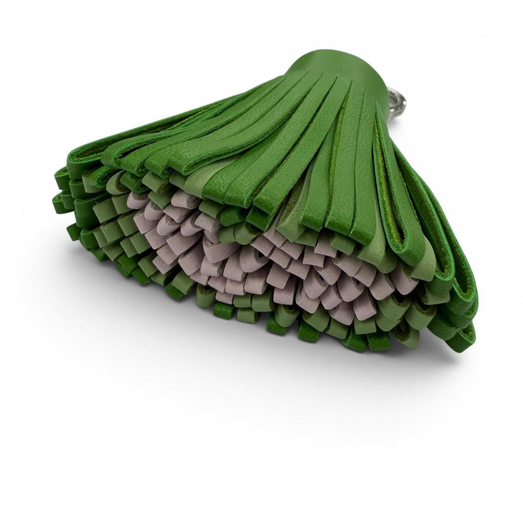 Hermes Carmen Agno Milo Vert Yucca Fizz Mauvepere Tricolor Bag Charm — view 4