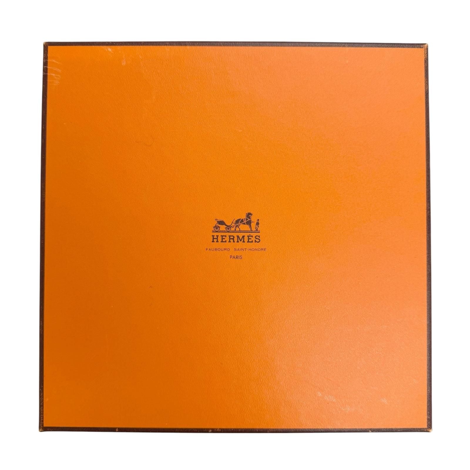 Hermes Kachina Hopi Carre 90 Silk 100% Scarf Red Navy — view 7