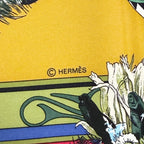 Hermes Kachina Hopi Carre 90 Silk 100% Scarf Red Navy — view 5