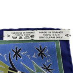 Hermes Kachina Hopi Carre 90 Silk 100% Scarf Red Navy — view 6