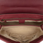 Gucci GG Marmont Crossbody Shoulder Bag Pink Red Leather