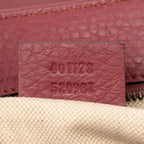 Gucci GG Marmont Crossbody Shoulder Bag Pink Red Leather