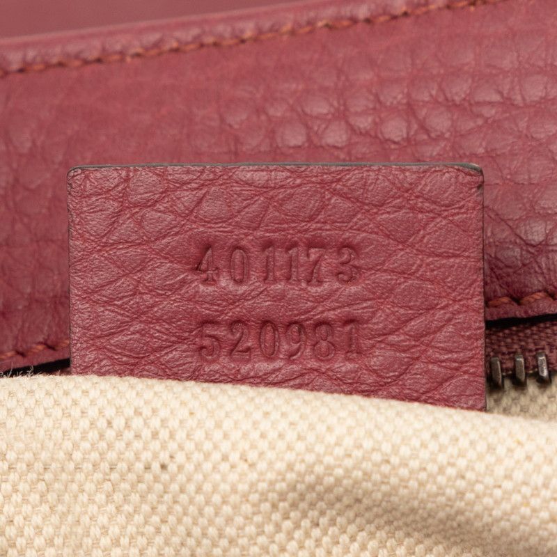 Gucci GG Marmont Crossbody Shoulder Bag Pink Red Leather