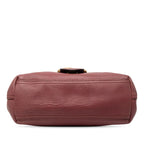 Gucci GG Marmont Crossbody Shoulder Bag Pink Red Leather