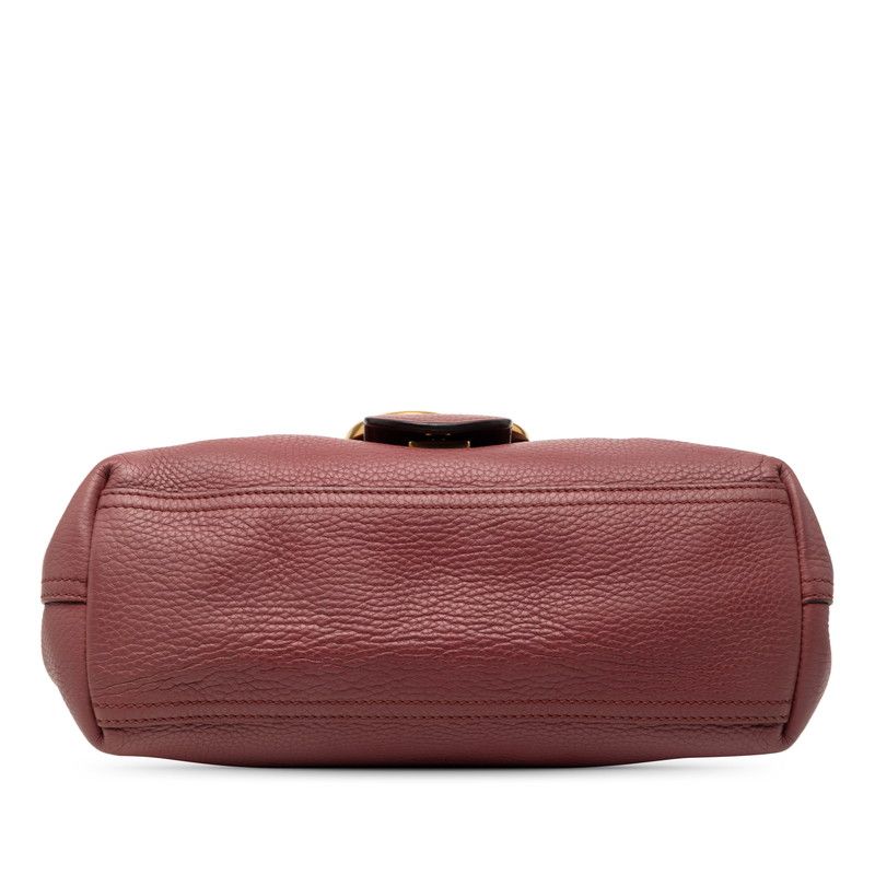 Gucci GG Marmont Crossbody Shoulder Bag Pink Red Leather