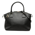 Gucci Interlocking 2-Way Shoulder Bag Black Leather