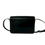 Gucci Vintage GG Logo Calf Leather Shoulder Bag Pochette Black — view 3