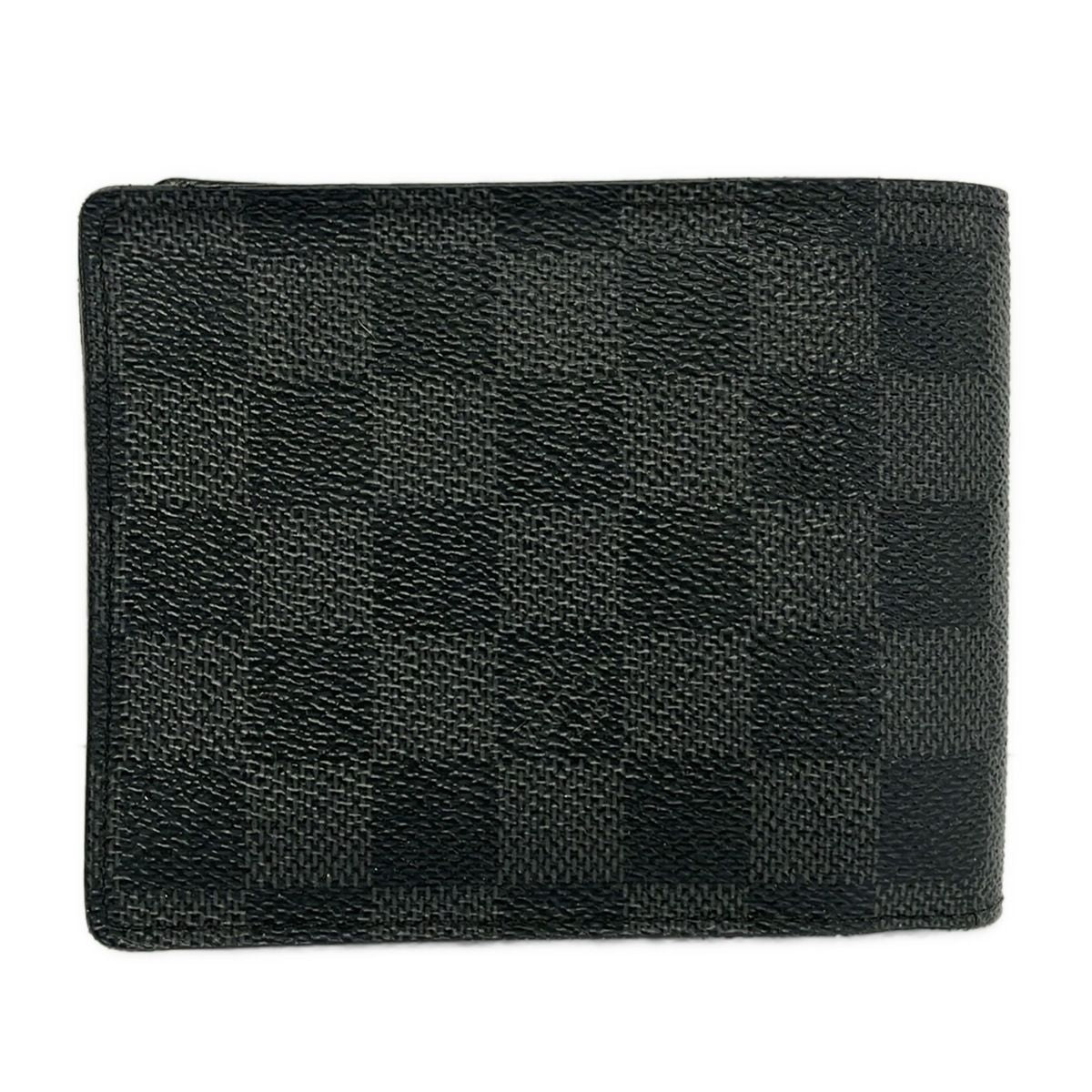 Louis Vuitton Bifold Wallet Damier Graphite Portefeuille Florin Initial — view 2