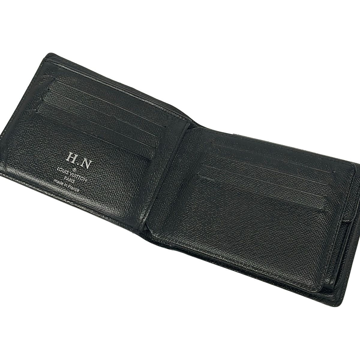Louis Vuitton Bifold Wallet Damier Graphite Portefeuille Florin Initial — view 4