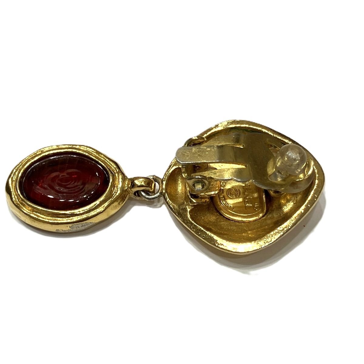 Chanel Mademoiselle Earrings Alloy Gripoix — view 3