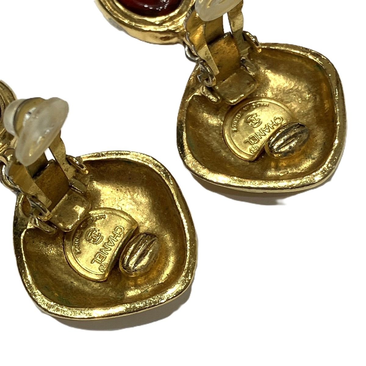 Chanel Mademoiselle Earrings Alloy Gripoix — view 7