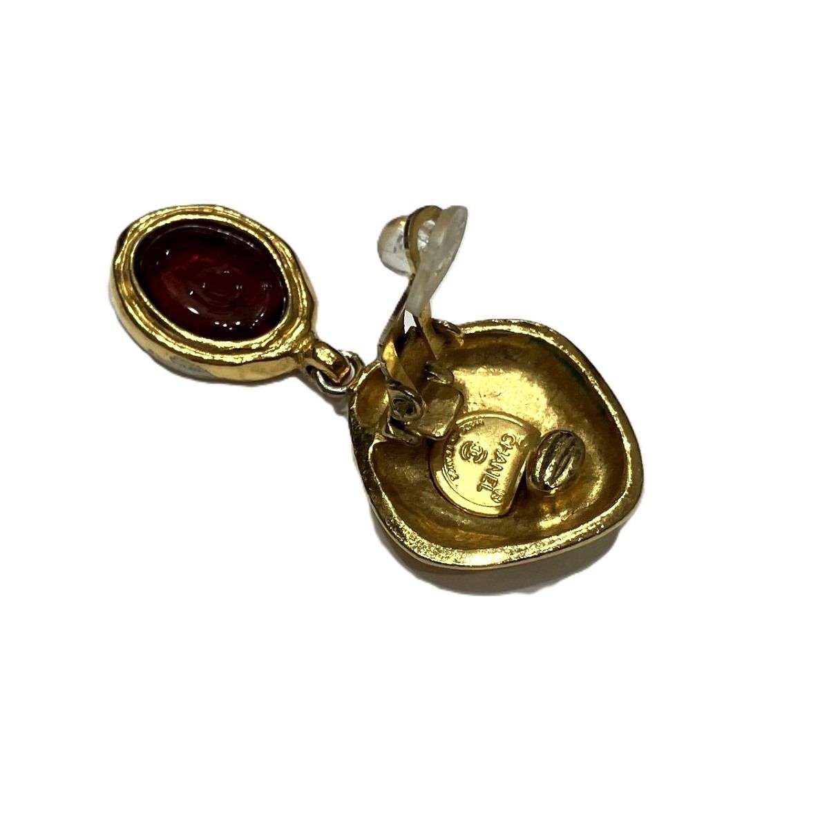 Chanel Mademoiselle Earrings Alloy Gripoix — view 4