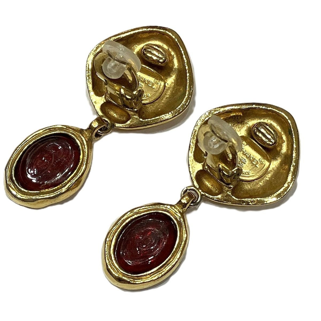 Chanel Mademoiselle Earrings Alloy Gripoix — view 9
