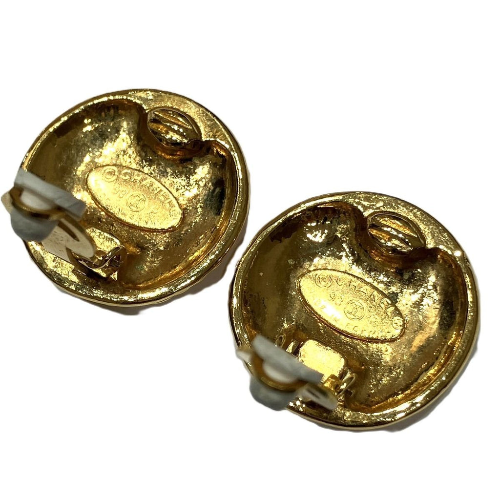 Chanel Earrings Alloy Gold — view 6