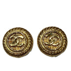 Chanel Earrings Alloy Gold