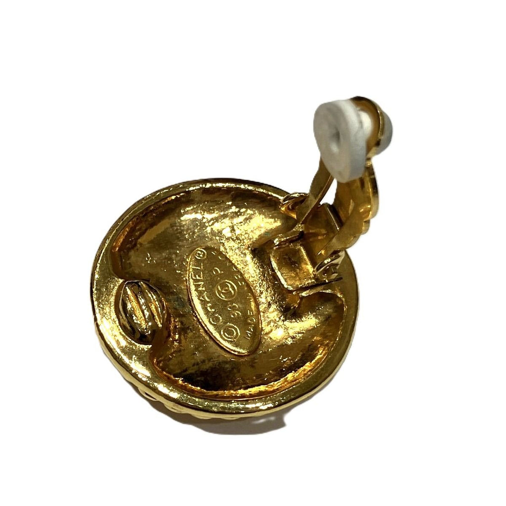 Chanel Earrings Alloy Gold — view 4