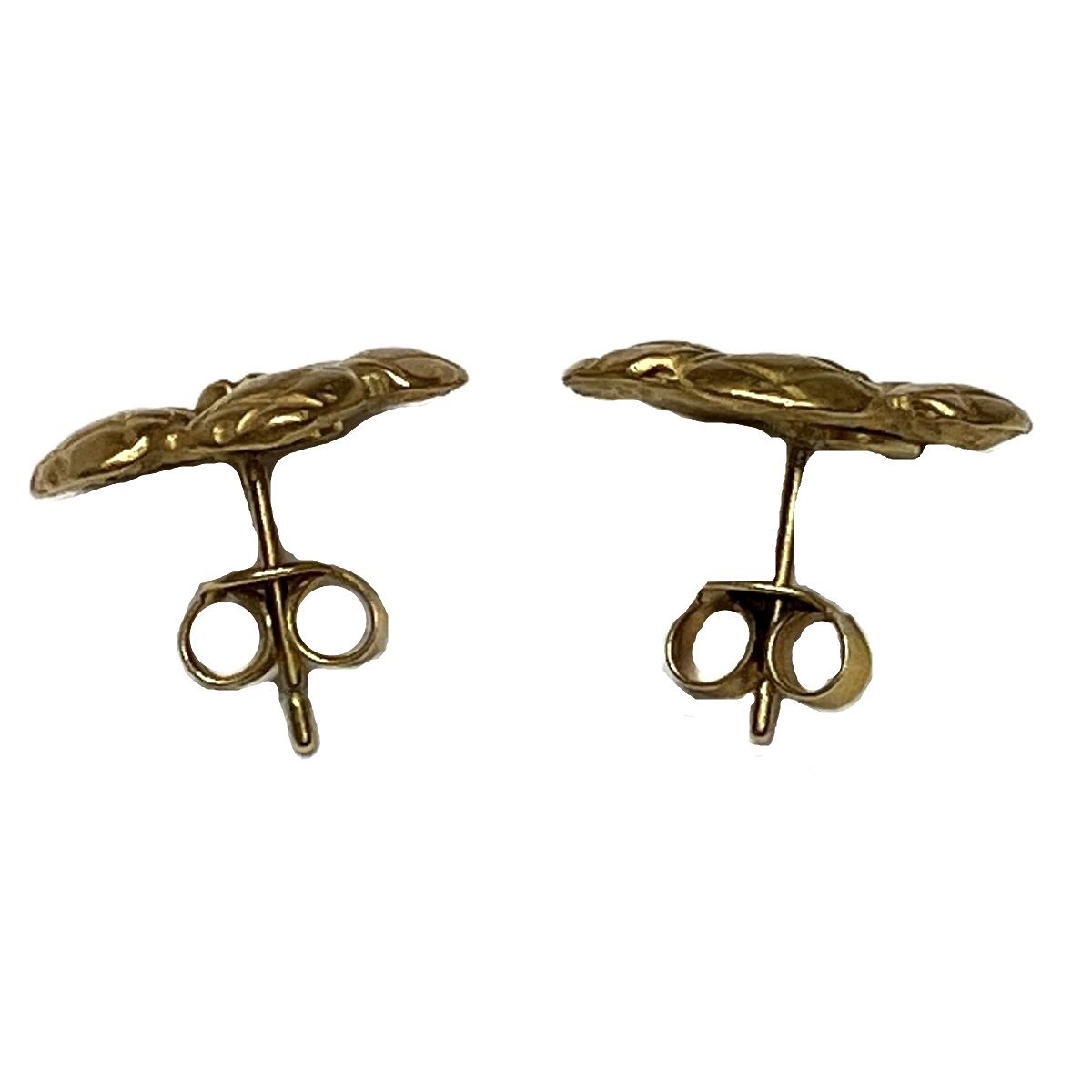 Chanel Earrings Alloy Gold — view 6