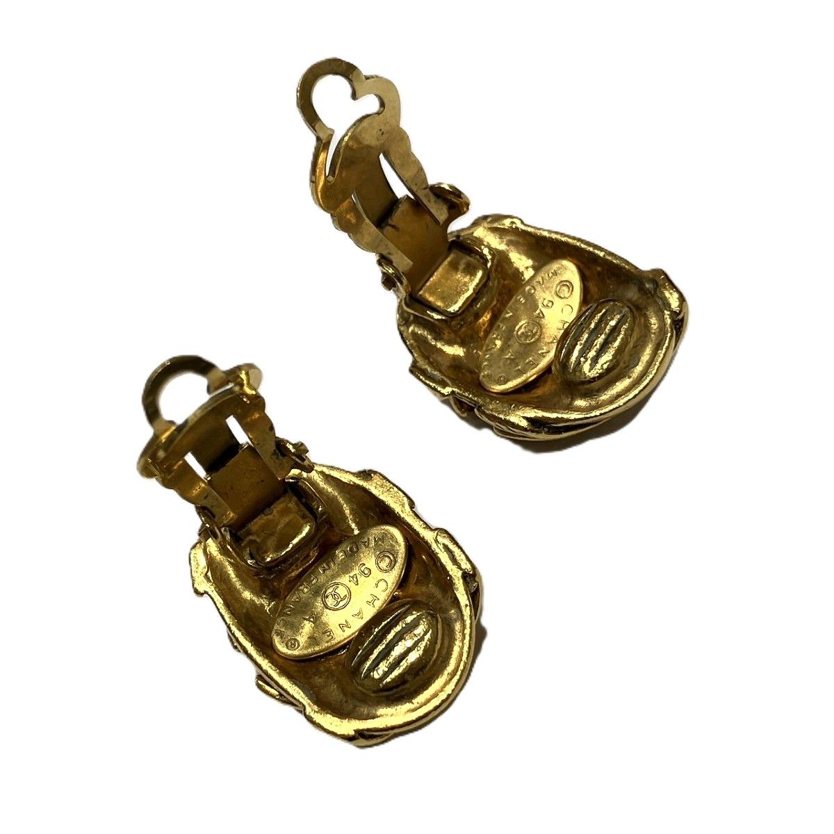 Chanel Earrings Alloy Gold — view 7
