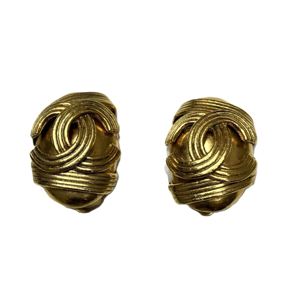 Chanel Earrings Alloy Gold