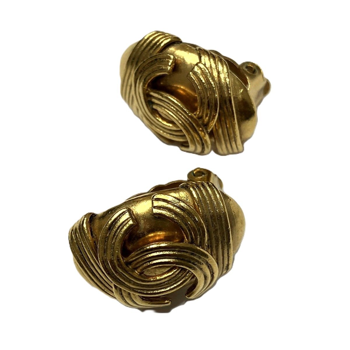 Chanel Earrings Alloy Gold — view 9