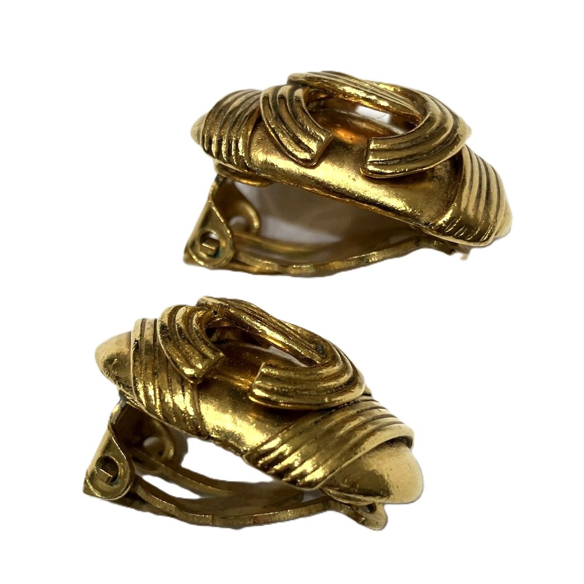 Chanel Earrings Alloy Gold — view 8