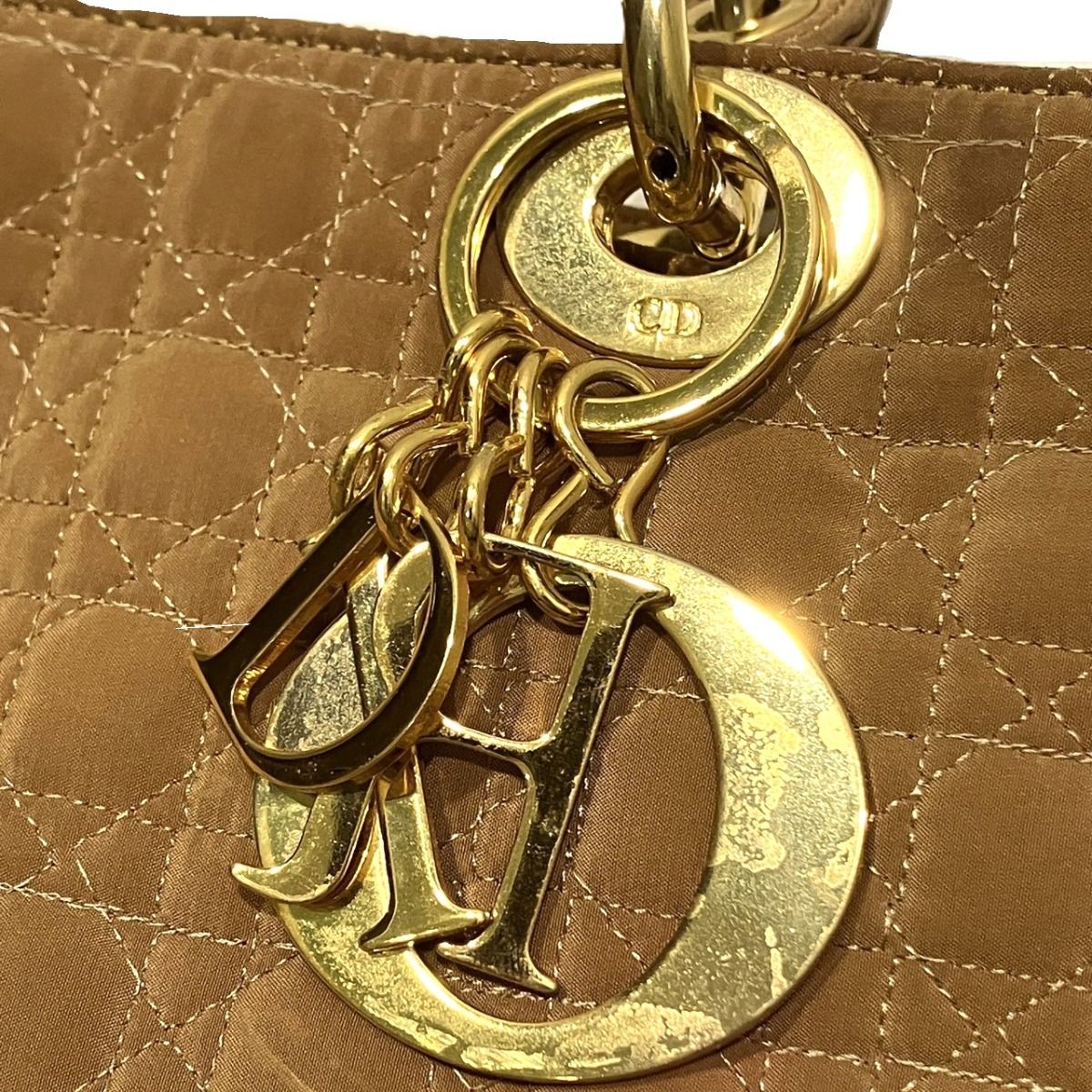 Dior Cannage Handbag Nylon — view 9