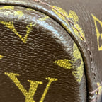 Louis Vuitton PM Monogram Handbag Leather Canvas — view 6