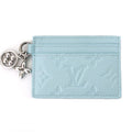 Louis Vuitton Card Holder LV Charm Case Light Blue