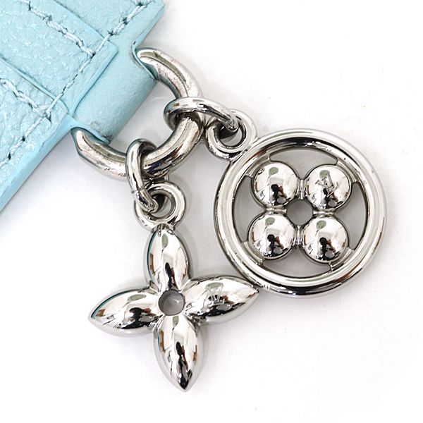 Louis Vuitton Card Holder LV Charm Case Light Blue — view 5