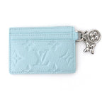 Louis Vuitton Card Holder LV Charm Case Light Blue — view 2