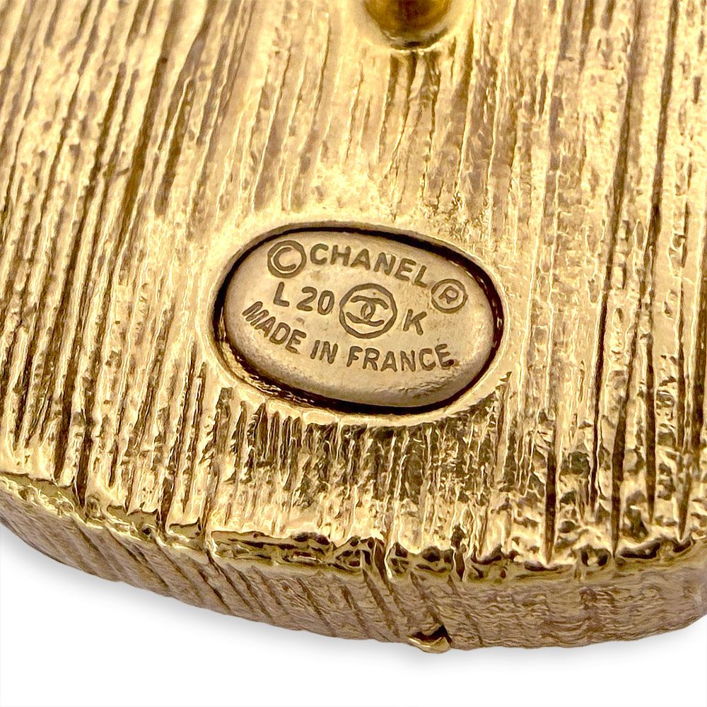 Chanel Square CC Logo Earrings — view 3