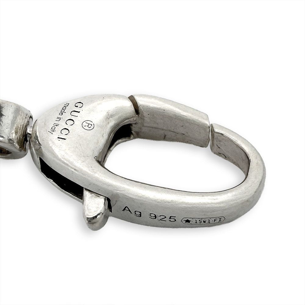 Gucci Interlocking Necklace Silver — view 4