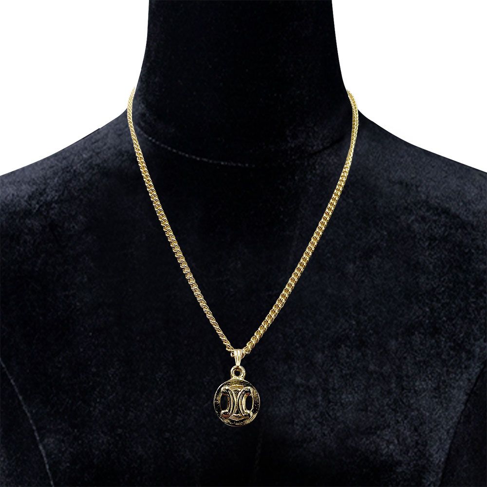 Celine Triomphe Necklace Gold — view 6