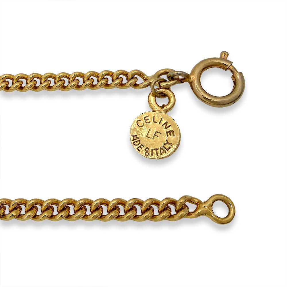Celine Triomphe Necklace Gold — view 5