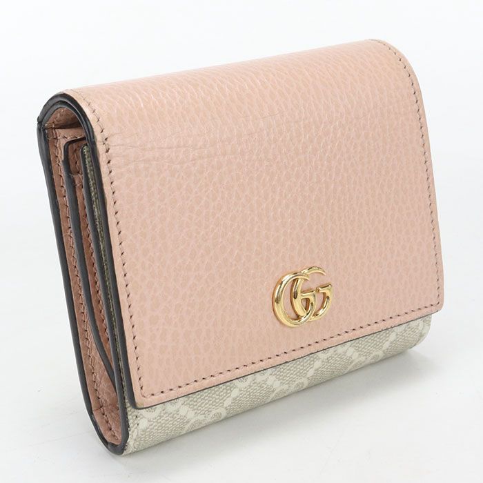 Gucci Compact Wallet Double Bifold GG Supreme