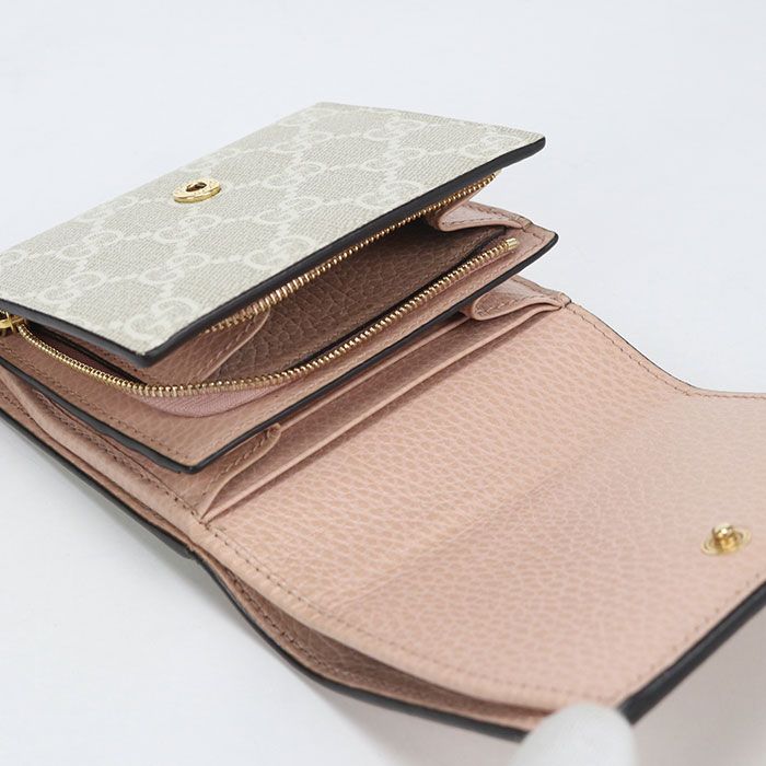 Gucci Compact Wallet Double Bifold GG Supreme — view 3