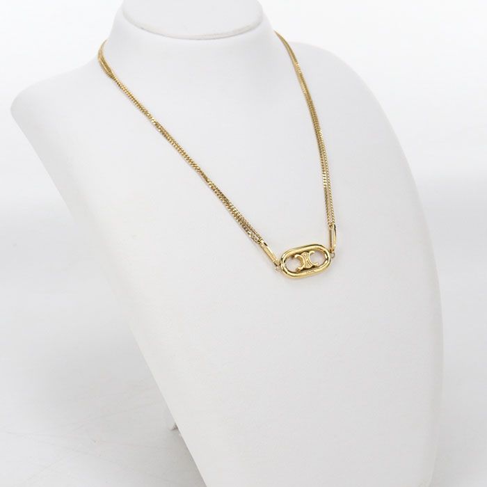 Celine Triomphe Necklace Metal