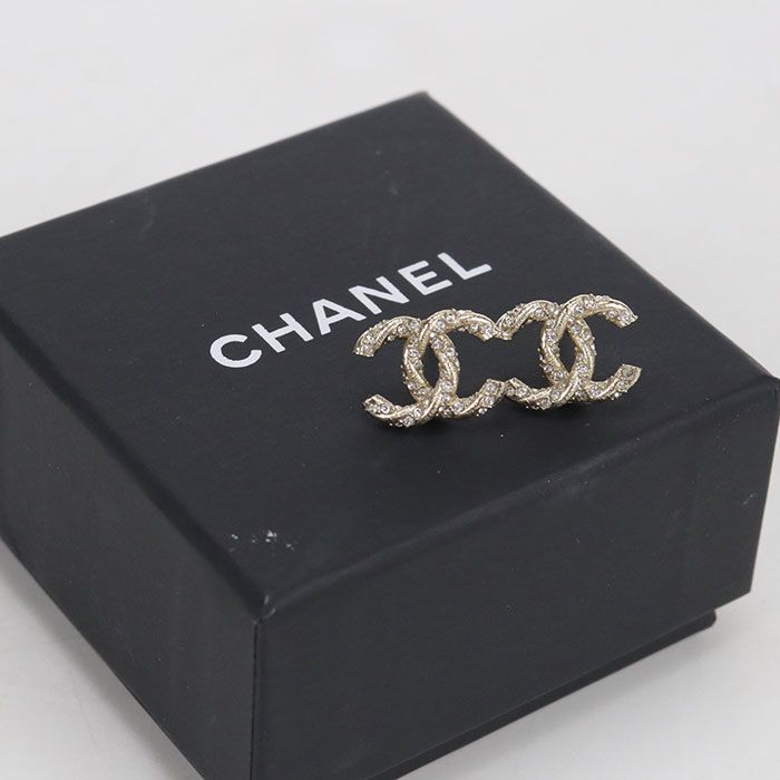 Chanel CC Logo Earrings Metal