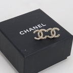 Chanel CC Logo Earrings Metal