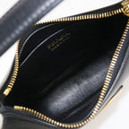 Prada Akesmol Leather 2-Way Triangle Logo Handbag Calfskin — view 3