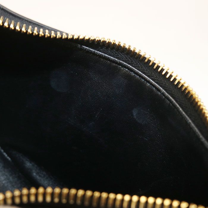 Prada Akesmol Leather 2-Way Triangle Logo Handbag Calfskin — view 5