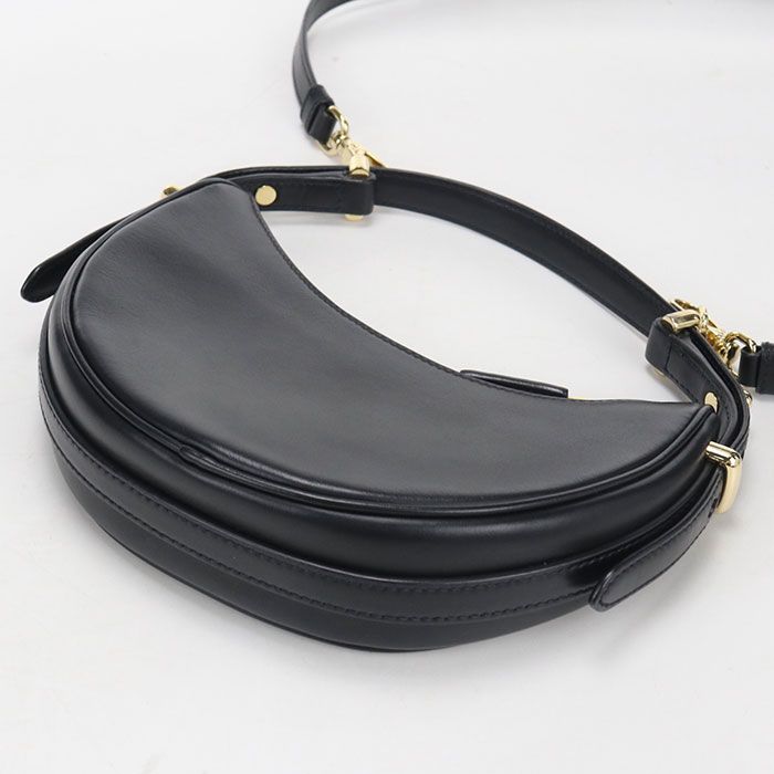 Prada Akesmol Leather 2-Way Triangle Logo Handbag Calfskin — view 2