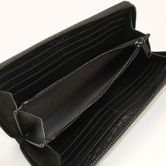 Saint Laurent Full Zip Wallet Zip Around Calfskin — view 3
