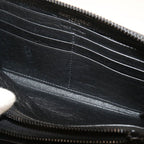 Saint Laurent Full Zip Wallet Zip Around Calfskin — view 8