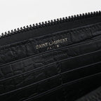 Saint Laurent Full Zip Wallet Zip Around Calfskin — view 9